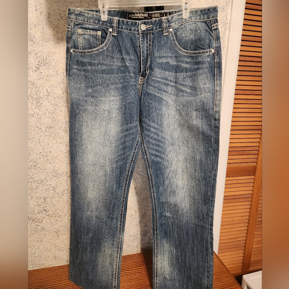 Rock & Roll Cowboy Denim, Wide Leg